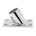 thumbnail image 4 of 2pc Degree Boat Rail Fitting, Heavy Duty Rectangle Base Acceories for 7/8-inch 22mm Tube, Marine 316 Stainle Steel, 4 of 5