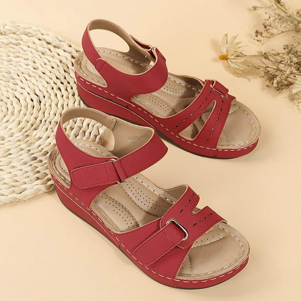 Cameland Ladies Sandals Summer Slippers Casual Women s Shoes Lightweight Platform Wedges Sandals Footwear 40