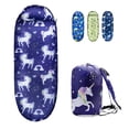 thumbnail image 1 of Sacos de dormir para niños para niñas – Unicorn Rainbow Star – Rioyalo YOLO 45 Sacos de dormir de camping para niños con bolsa de transporte - Exterior e interior (Unicornio-PL), 1 of 4