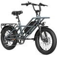 thumbnail image 6 of Baicycle A03 Peak 1200W Electric Bike, 20" Fat Tire All-Terrain Bikes, 48V 13Ah 28mph Ebike for Adults Full Suspension UL2849, 6 of 12