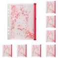 thumbnail image 2 of 10 Pcs A5 Plastic Binder Zipper, 8.7"×6.7" Sequin Zipper Document Pouch, Transparent Receipt Storage Envelope, Clear Envelope Folders Planner, Waterproof Pouch Filing with Sequin Decor, 2 of 5