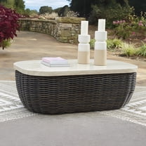 Signature Design by Ashley Serene Bay Rectangular Outdoor Coffee Table ...