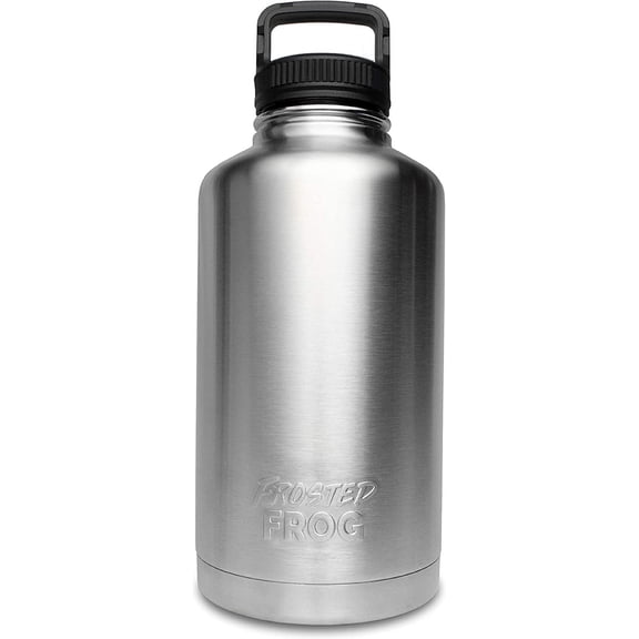 64OZ Vacuum Insulated Stainless Steel Water Bottle Double Walled Half Gallon Growler