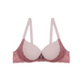 thumbnail image 1 of Floral Lace Overlay Plunge Bra, 1 of 2