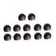 thumbnail image 4 of OUNONA 12Ud Miniaturas De Jardín En Negro Para Decorar Paisajes Y Terrarios Con De Erizo, 4 of 8