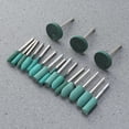 thumbnail image 4 of 18pcs Cylindrical Abrasive Rubber Wheel Buffing Polis18pcs Abrasive Rubber Wheel Buffing Polishing Wheel Set For Rotary Tool (Green)hing Wheel Set For Rotary Tool, 4 of 8