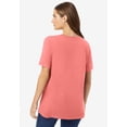 thumbnail image 2 of Woman Within Plus Size Perfect Short-Sleeve Crewneck Tee (Petite Available), 2 of 6