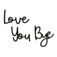 thumbnail image 2 of Joernso Wooden Wall Art Sign Love You Bye Wall Sign Home Decor Entryway Wall Letter Decoration for Valentine's Day Decor Living Room Door Entrance, 2 of 7
