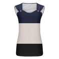 thumbnail image 4 of Timegard Womens Tank Tops Summer V Neck Comfy Sleeveless Tops Gradient Color Dressy Casual Tunic Tops, 4 of 5
