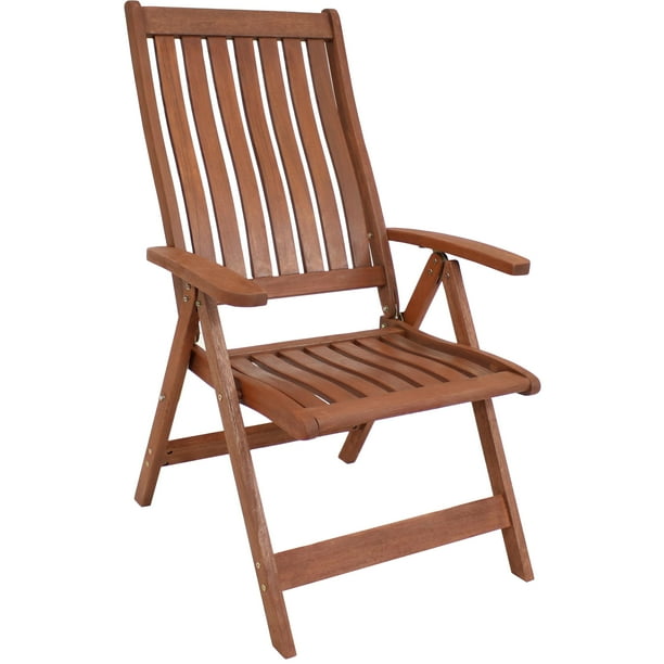 Sunnydaze Meranti Wood Outdoor Arm Chair With Teak Oil Finish Multi Positional Modern Rustic Comfortable Patio Seating Perfect For The Front Porch Backyard Or Balcony Com Sunnydaze Meranti Wood Outdoor Arm, Meranti Wood Outdoor Furniture