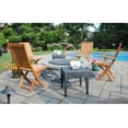 thumbnail image 5 of NTCH003A Niagara Teak Crown Folding Arm Chair, 5 of 11