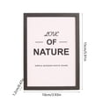 thumbnail image 3 of Wooden Photo Frame 5x4 Inch for Wall Hanging and Desktop Display with Horizontal & Vertical Stand, Durable Home and Office Picture Frame in Khaki or Brown, 3 of 6