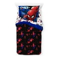 thumbnail image 2 of Marvel Spiderman Blue 5-Piece Kids Reversible Twin Bedding Set, 100% Microfiber, 2 of 7