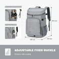 thumbnail image 6 of Maelstrom Cooler Backpack - 35/50 Can Insulated Soft Cooler Lunch Bag for Camping, Beach, Hiking & Shopping, 6 of 22