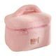 thumbnail image 3 of Bolsa de maquillaje de felpa jinwen organizadora de maquillaje para viajes de negocios Rosa, 3 of 8