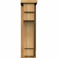 thumbnail image 2 of 6"W x 10"D x 22"H Mediterranean Rough Sawn Corbel w/Backplate, Western Red Cedar, 2 of 9