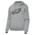 thumbnail image 2 of Women's Antigua  Heather Gray Philadelphia Eagles Victory Hoodie, 2 of 3