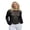 Black, variant on Women Comfy Knit Sweaters Casual Cute Shiny Sheer Warm Pullover Basic Knitwear for Fall Streetwear