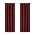 thumbnail image 3 of Better Homes & Gardens Velvet Grommet Blackout Single Curtain Panel, Red, 52" x 84", 3 of 7