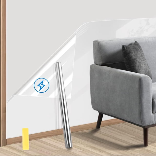 Clear Wall Protector Film, Contact Paper Electrostatic Wall Protective Film, 15.7in X 9.84ft Kitchen Oil Proof Sticker, Waterproof Sticker Cat Dog Scratch Protector for Door, Wall and Furniture