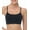 Black, variant on Women's Sports Bra Buttery Soft Y Back Padded Low Impact Spaghetti Thin Strap Workout Yoga Top