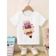 thumbnail image 1 of Girls' School Graphic T-Shirt - Hello Second Grade Design with Hearts - Back-to-School outfit - Stretchy Cotton Top for Kids - Soft everyday Shirt for Classroom & Playdates, Machine Washable Tee, 1 of 6