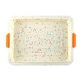 thumbnail image 1 of Silicone Square Cake Baking Pan Non-Stick Baking Tray with Thickened Handle High-heat Resistant Bakeware Colorful, 1 of 8