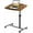 Light Walnut, variant on Bed Desk Adjustable Overbed Bedside Table Rolling Laptop Tray Desk Cart Height Portable Mobile Sit Stand Table Tilting