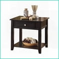 thumbnail image 2 of Black Coffee Table with Natural Wood Grain – Space-Saving Bottom Shelf & Easy Assembly for Living Room, 2 of 5
