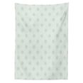 thumbnail image 3 of Ambesonne Retro Tablecloth Rectangular Table Cover, Polka Dots Classic, 52"x70", Almond Green, 3 of 4