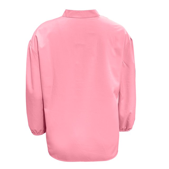 Camiseta de manga larga con cuello en V y cremallera para mujer de color sólido Fridja czfsfas4029