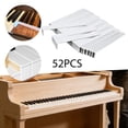 thumbnail image 6 of QSTDGVPW 52Pcs Piano Keytops White Piano Key Cover Maintenance Easy Installation Lightweight Professional Key Accessory Keyboard Top Japanese, 6 of 8