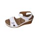 thumbnail image 1 of Sandalias de Cuña de las Mujeres Casuales de Moda Primavera Verano Versátil Tacón de Playa de Pie Abierto Grueso-Soldado con Correa de Tobillo Sandalias, 1 of 9