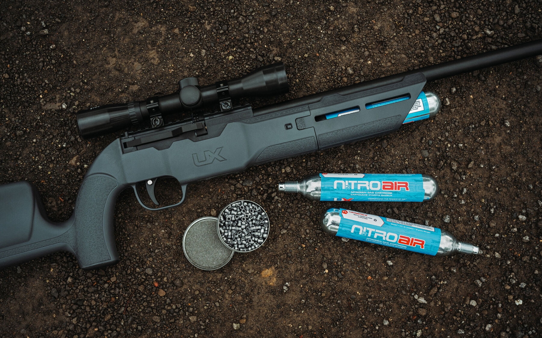 Umarex Komplete NCR .22 PCP Air Rifle, Dark Grey