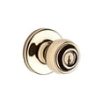 thumbnail image 2 of Kwikset Polo Polished Brass Entry Knobs ANSI/BHMA Grade 3 1-3/4", 2 of 2