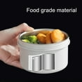 thumbnail image 4 of Boîte en Acier Inoxydable, Récipient Alimentaire Chaud Froid, Couvercle Étanche, Forme Ronde, Préparation de Repas, Utilisation Bureau École Camping, Acier 316, 4 of 7