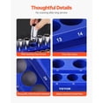 thumbnail image 5 of Magnetic Socket Organizer Set 4PCS Socket Trays for Metric and SAE, Blue & Red Tool Holders with 108 Slots, Strong Magnetic Base, Reinforced ABS, Garage Workshop Auto Repair Socket Storage Solution, 5 of 11