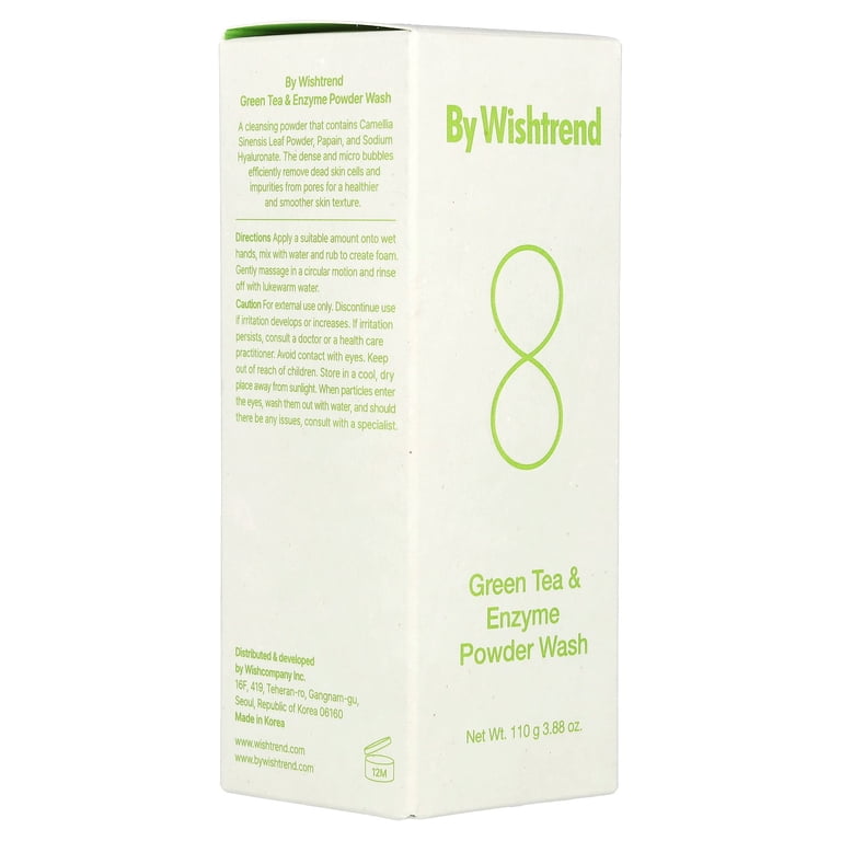 By Wishtrend Green Tea Enzyme Powder Wash, Jumbo Size, All Skin
