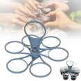 thumbnail image 1 of Cqxid Porte-Boissons à Moins de 5$ Plateau de Boissons Portable avec Poignée Pliable pour Fêtes Sac Alimentaire, 1 of 8