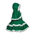 thumbnail image 4 of oqasdz Christmas Outfits Bunny Girls Dress Outfit with Red Santa Hat Cape Spaghetti Straps and Shawl Party Evening Stylish, 4 of 4