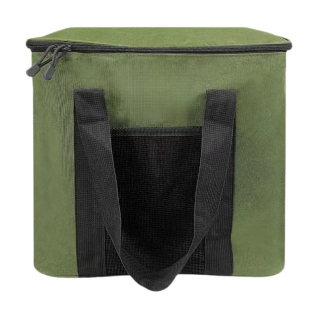 Bolsa de almacenamiento para acampar, bolsas de mano, organizador para acampar, portátil, utilitario, ventilador de turbina, bolsa de almacenamiento, Verde
