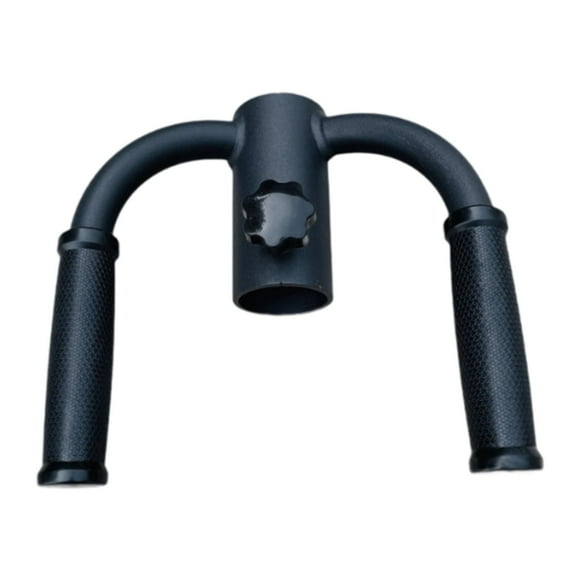 Lipstore T Bar Row Attachment Hand Grip for Strength Training Weight Bar Triceps Lats Black