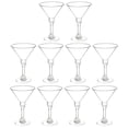 thumbnail image 4 of 10pcs Transparent Wine Cup Martini Cup Plastic Clear Martini Cup Martini Containers, 4 of 8