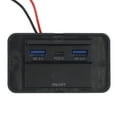thumbnail image 3 of 12V-24V Usb Outlet Panel Wall Mount Dual Usb 3.0+Pd3.0 Ports Car Charger Socket Accessories For Car Bus Rv Truck, 3 of 9