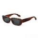thumbnail image 2 of BUTABY Rectangle Sunglasses for Women Retro Driving Glasses 90’s Vintage Fashion Narrow Square Frame UV400 Protection Leopard Frame Dark Green Lens BUTABY BUTABY, 2 of 2