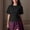 Black, variant on Women Crew Neck Short Sleeve Solid Top Slim Cutting for Daily Summer Style