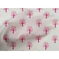 thumbnail image 4 of oneOone Cotton Poplin Fabric Floral & Flying Swan Block Print Sewing Fabric BTY 56 Inch Wide, 4 of 4