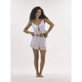 thumbnail image 2 of No Boundaries Satin Sleep Shorts with Scallop Lace Trim, 1.75'' Inseam, Women’s, 2 of 4