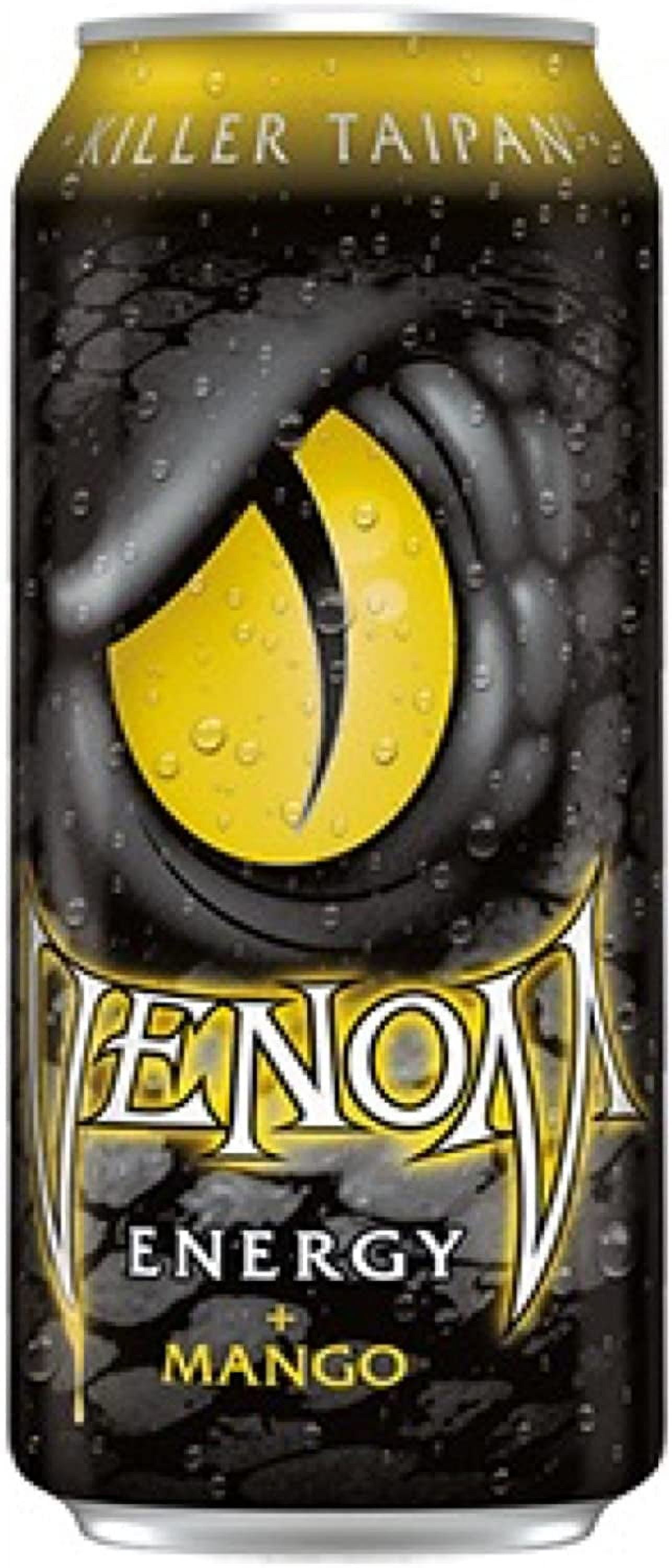 Venom Energy Drink Killer Taipan, 16 Ounce (16 Cans) Mango Killer Taipan Drink, Party Drink