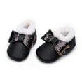 thumbnail image 4 of Ketyyh-chn99 Baby Booties Kids Shoes Baby Boots for Toddler Boys Girls Ankle Warm Plush Lining House Slippers Little Kids Winter Shoes for Indoor Outdoor Walking Black,5, 4 of 5